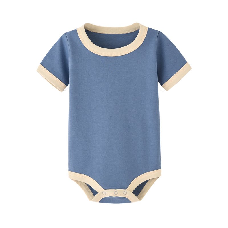 High Quality Newborn Clothes Summer Short Sleeve Bebe Bodysuit New Born Overalls 100% Cotton Bodysuit Baby Rompers