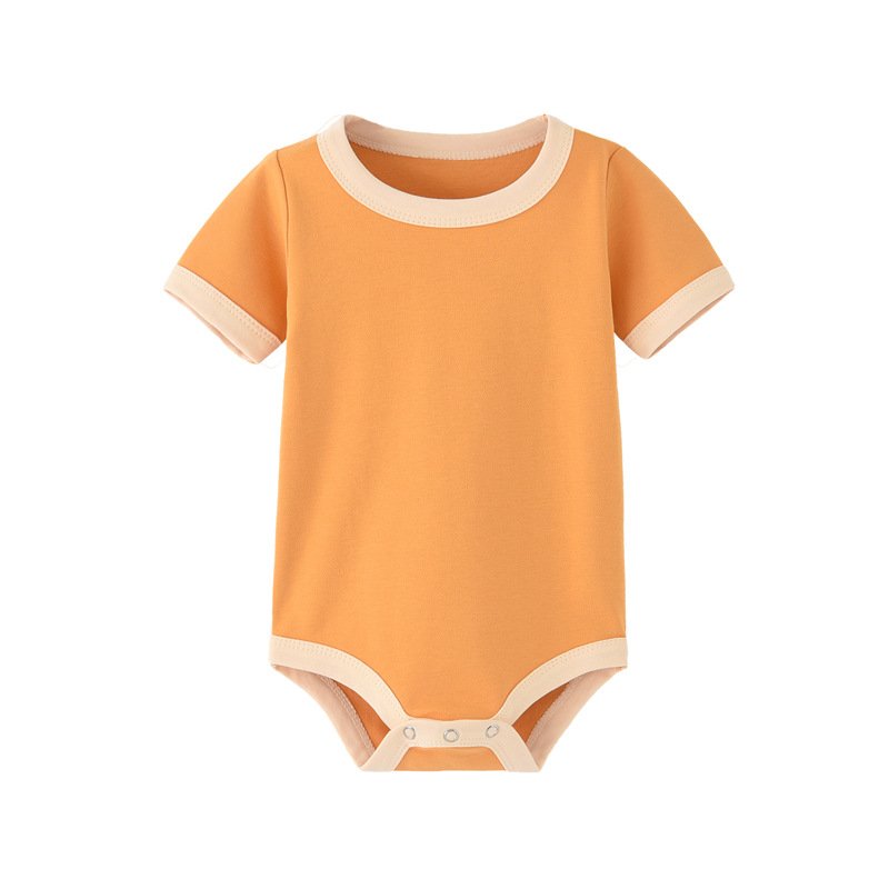 High Quality Newborn Clothes Summer Short Sleeve Bebe Bodysuit New Born Overalls 100% Cotton Bodysuit Baby Rompers