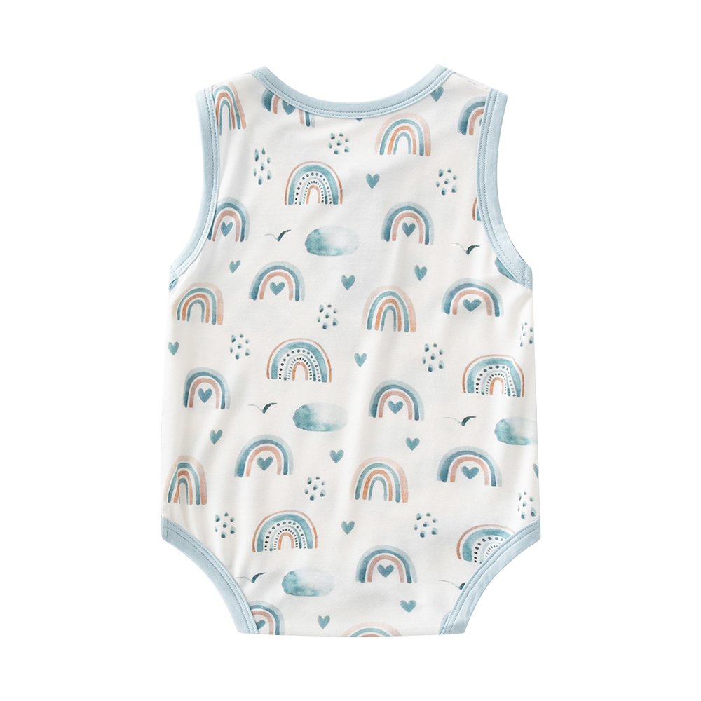 custom design printed Newborn Girls' Print summer bamboo baby clothes Onesie vest ropa de Bebe Clothing Clothes Baby Rompers