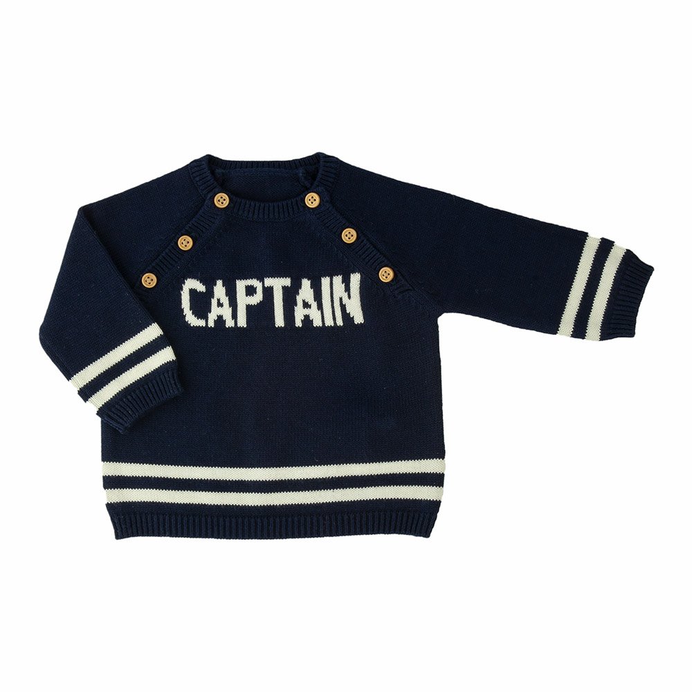 Custom Toddler Kids Baby Sweater Jumper And Pants Two piece 100% Cotton Set Baby Knitwear jacquard Knit set