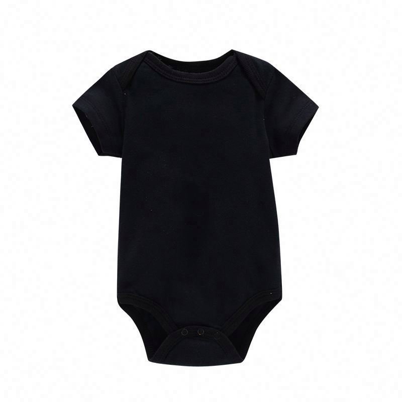 Bodysuit Organic Cotton Clothes Jumpsuit Summer Short Sleeve Newborn Onesie Button Baby Romper Unisex
