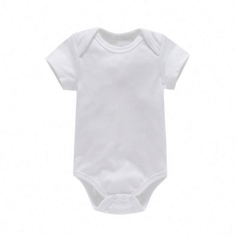 Bodysuit Organic Cotton Clothes Jumpsuit Summer Short Sleeve Newborn Onesie Button Baby Romper Unisex