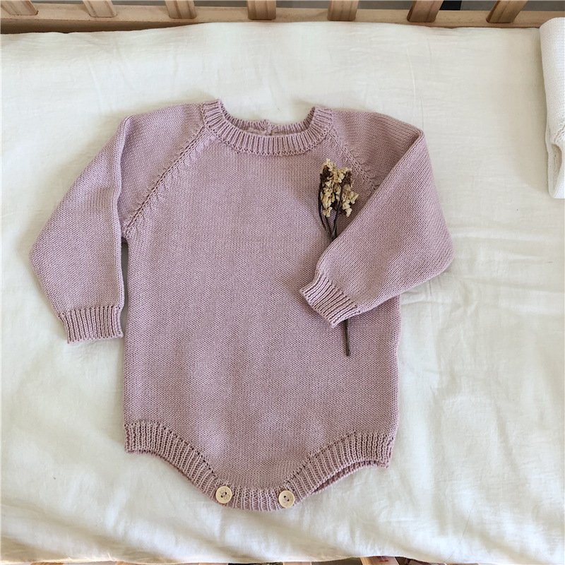 New Born Baby Clothes Sets 0-3 Months Winter Baby Romper Newborn Knitted Romper