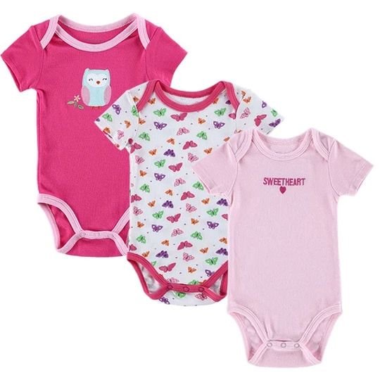 Baby Unisex Clothes pure Cotton custom print Baby Romper For unisex