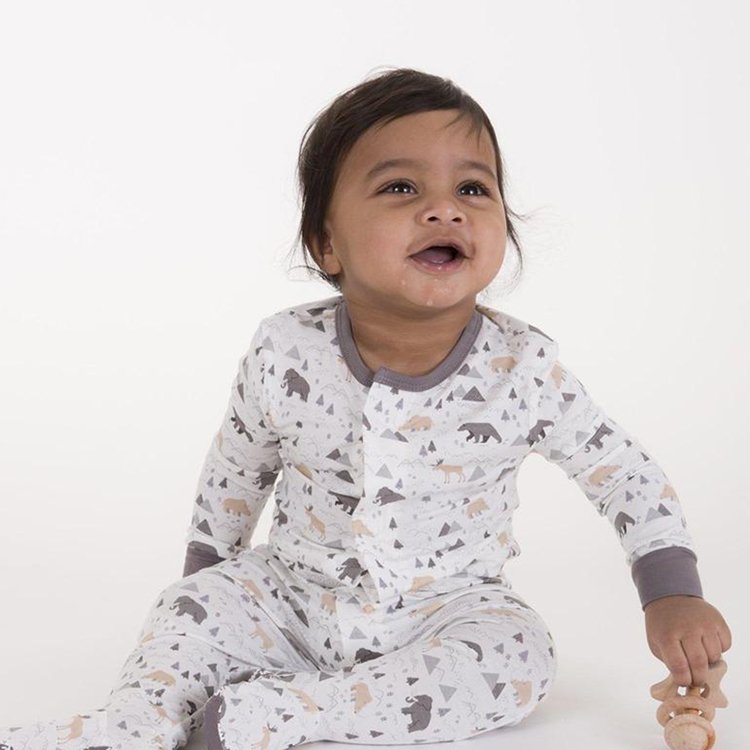 Magnetic Baby One Piece Infant Magnetic Romper Organic Cotton Magnetic Footie Romper Magnetic Toddler Jersey Bamboo Baby Clothes