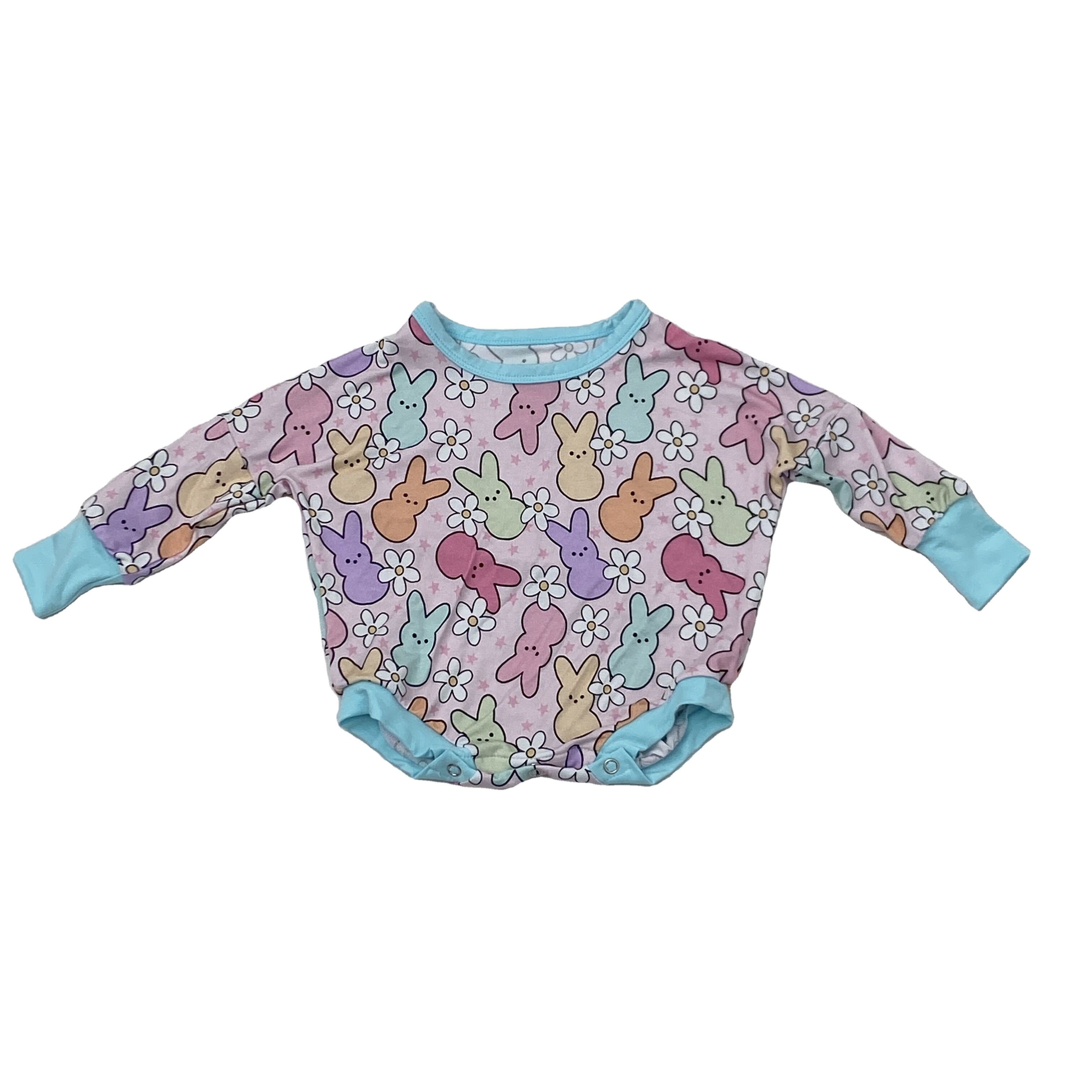 Qingli OEM Loose Long Sleeve Romper Cute Halloween Sweater Baby Romper Bubble Onesie