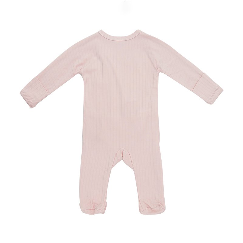 Wholesale ODM/OEM Bamboo Cotton Knitted Customized Baby Romper Winter Newborn Organic Sleepsuit Pajamas Baby Clothes