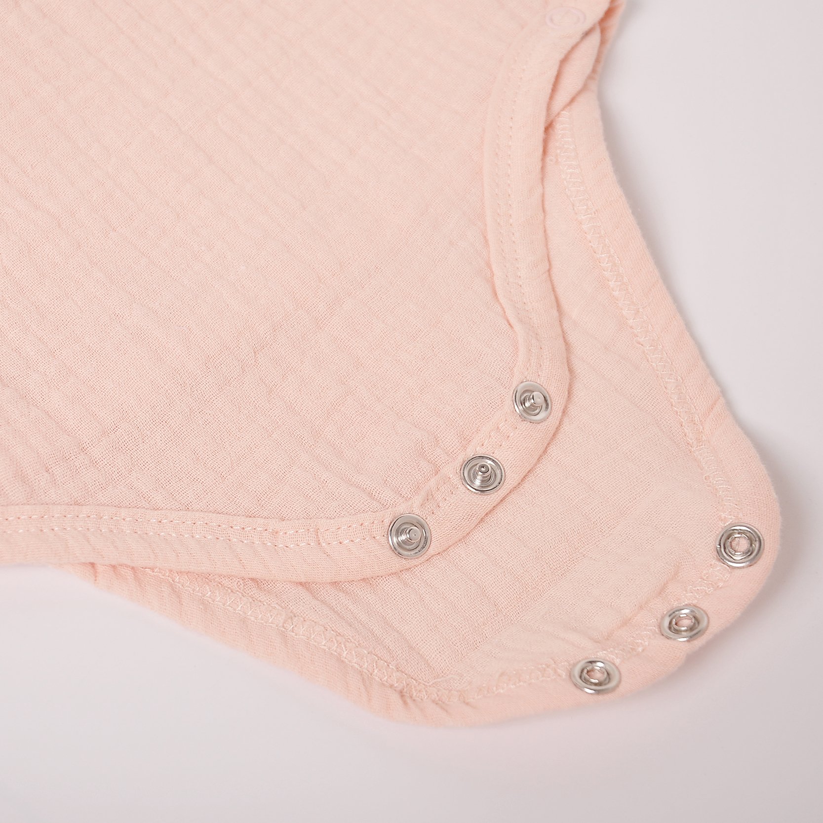 High Quality Summer Ruffle Sleeve newborn baby clothes Boutique Organic 100% Cotton Muslin Baby Romper