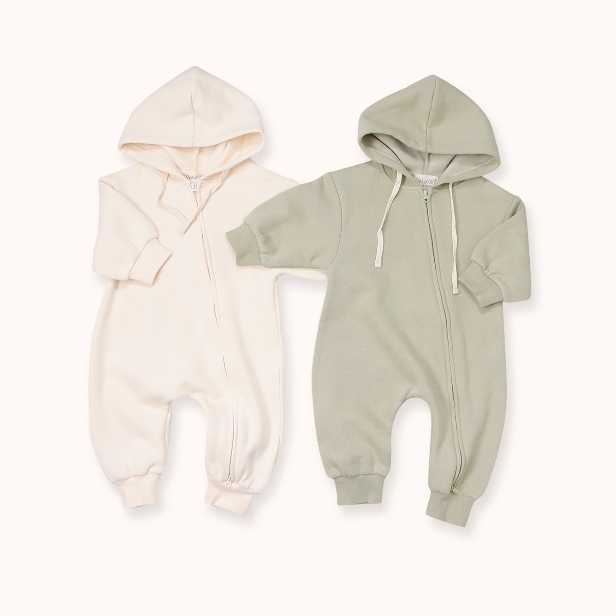 Winter Clothing Baby Romper Baby Clothes Kids Track Suit Set Long Sleeve Zipped Hoodie Rompers for Boys Girls Full Unisex CN;GUA