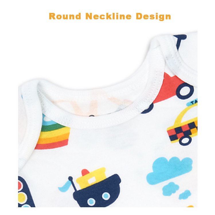 Wholesale Summer Toddler Infant Pajamas Short Sleeve Baby Bodysuit 100% Cotton Newborn Baby Rompers