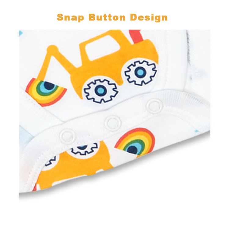 Wholesale Summer Toddler Infant Pajamas Short Sleeve Baby Bodysuit 100% Cotton Newborn Baby Rompers