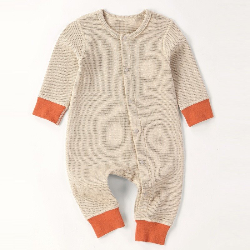 High Quality Boutique Solid Color Organic Cotton Bamboo Baby Romper Custom 95% Bamboo Viscose 5% Bamboo Baby Pajamas