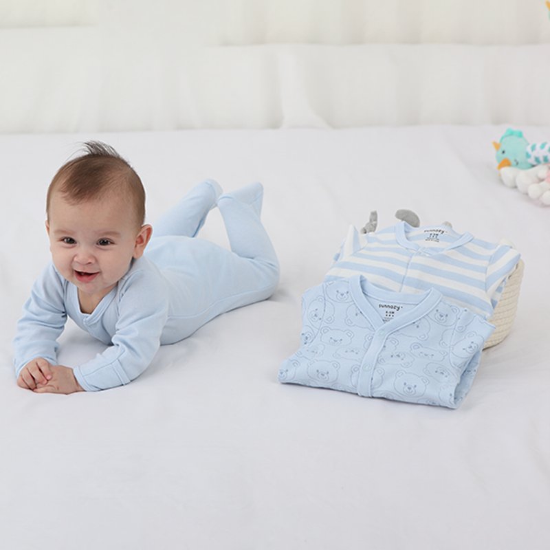 Free sample custom baby clothes goods factory outlet Wholesale Bundle: Cozy 100% Cotton Long-Sleeve Baby Rompers OEM/ODM