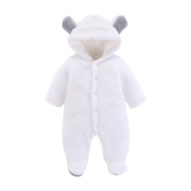 Wholesale custom winter organic baby clothing romper set girl boys' baby rompers