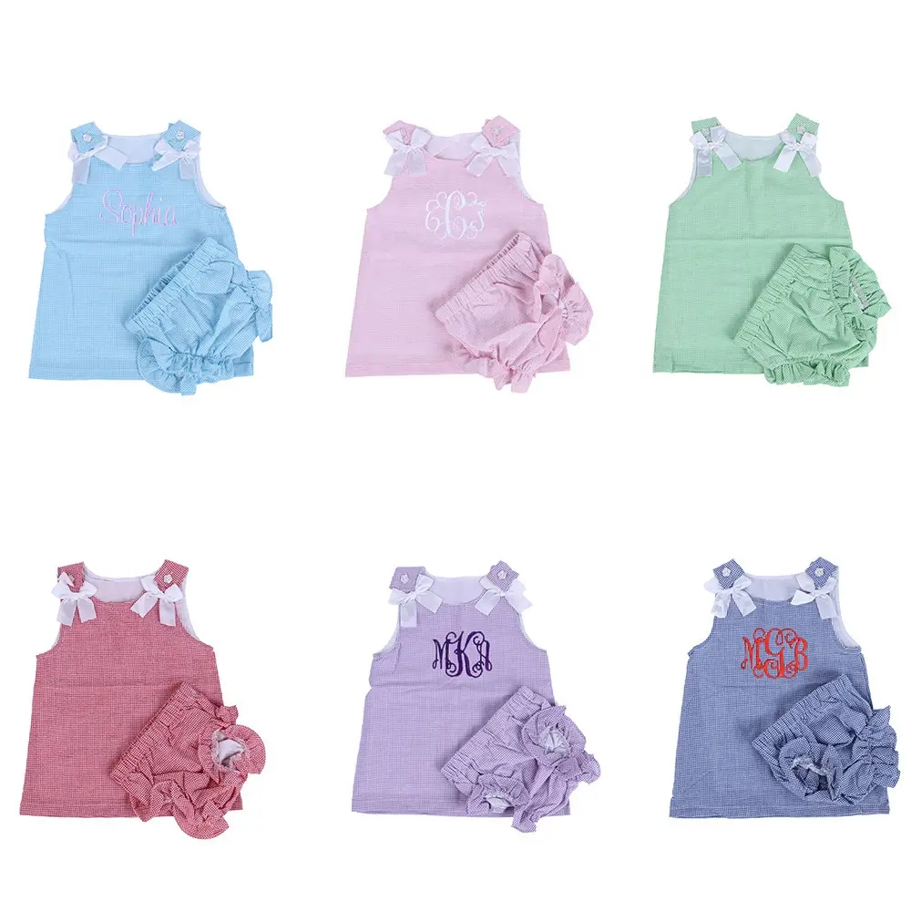 Wholesale New Born Baby Clothes Customized Summer Blank Cotton Baby Rompers