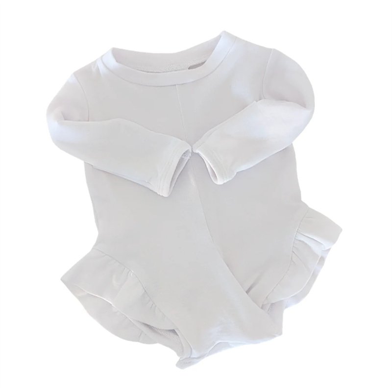 Custom Baby Easy Romper No Snaps No Button Onesie Pajamas Soft Fabric Bamboo Modal Organic Cotton Private Print Logo
