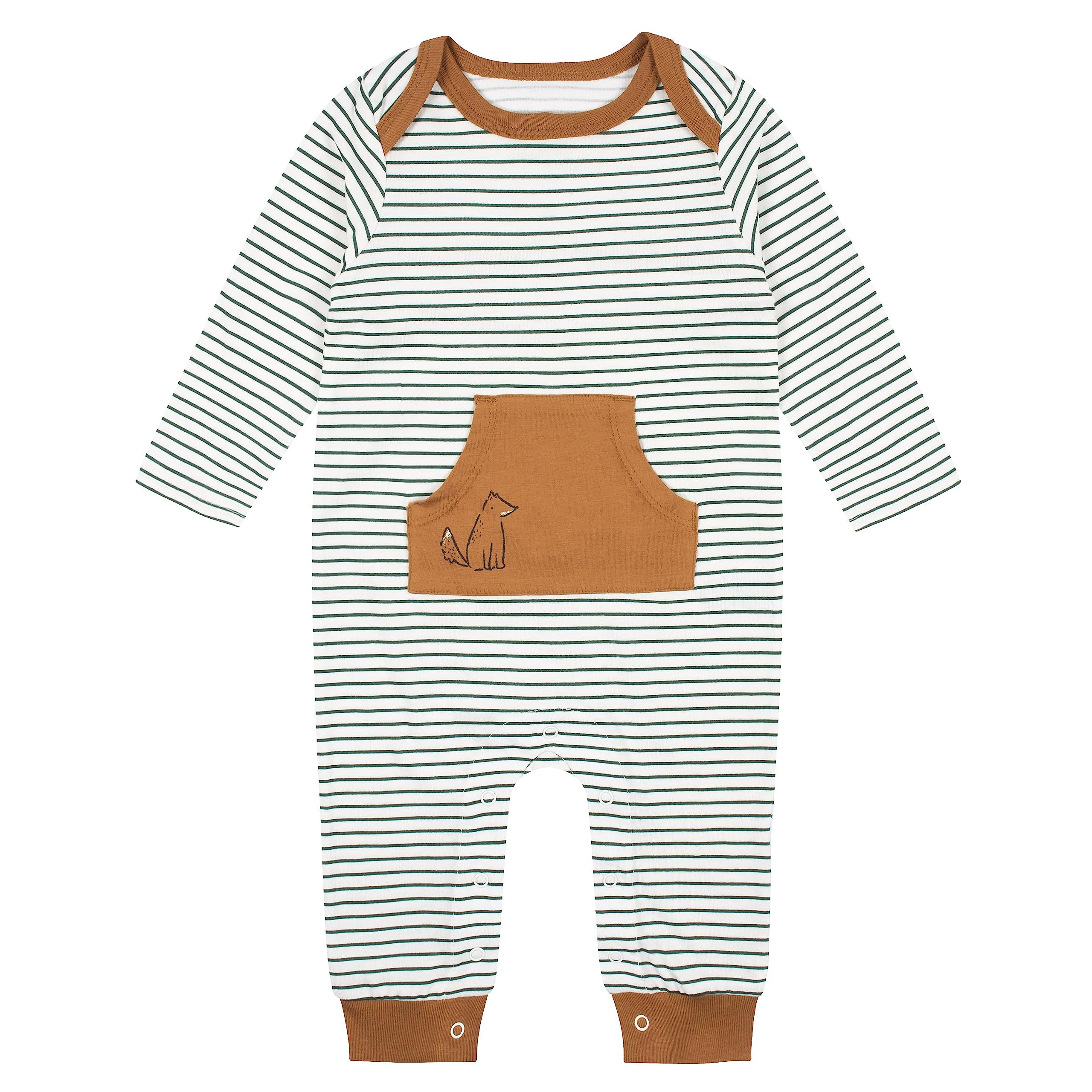 Unity is strength / Custom Baby Long Sleeves Children's Jumpsuit Bamboo Baby Romper with Zipper Pajamas
