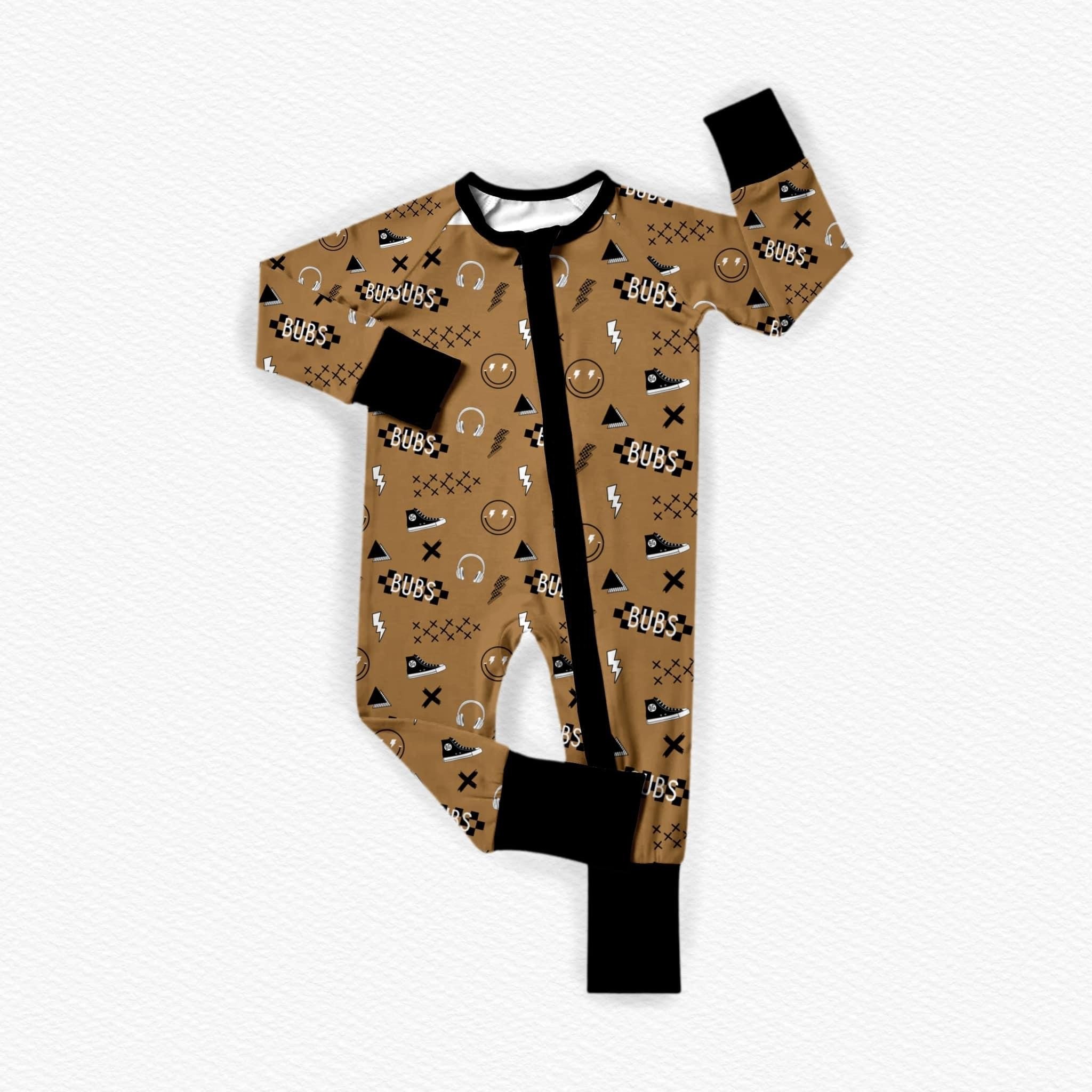 Baby Romper Custom Boy Girl Soft Clothes Checkerboard Long Sleeve Romper Newborn Knitted Zipper Jumpsuit
