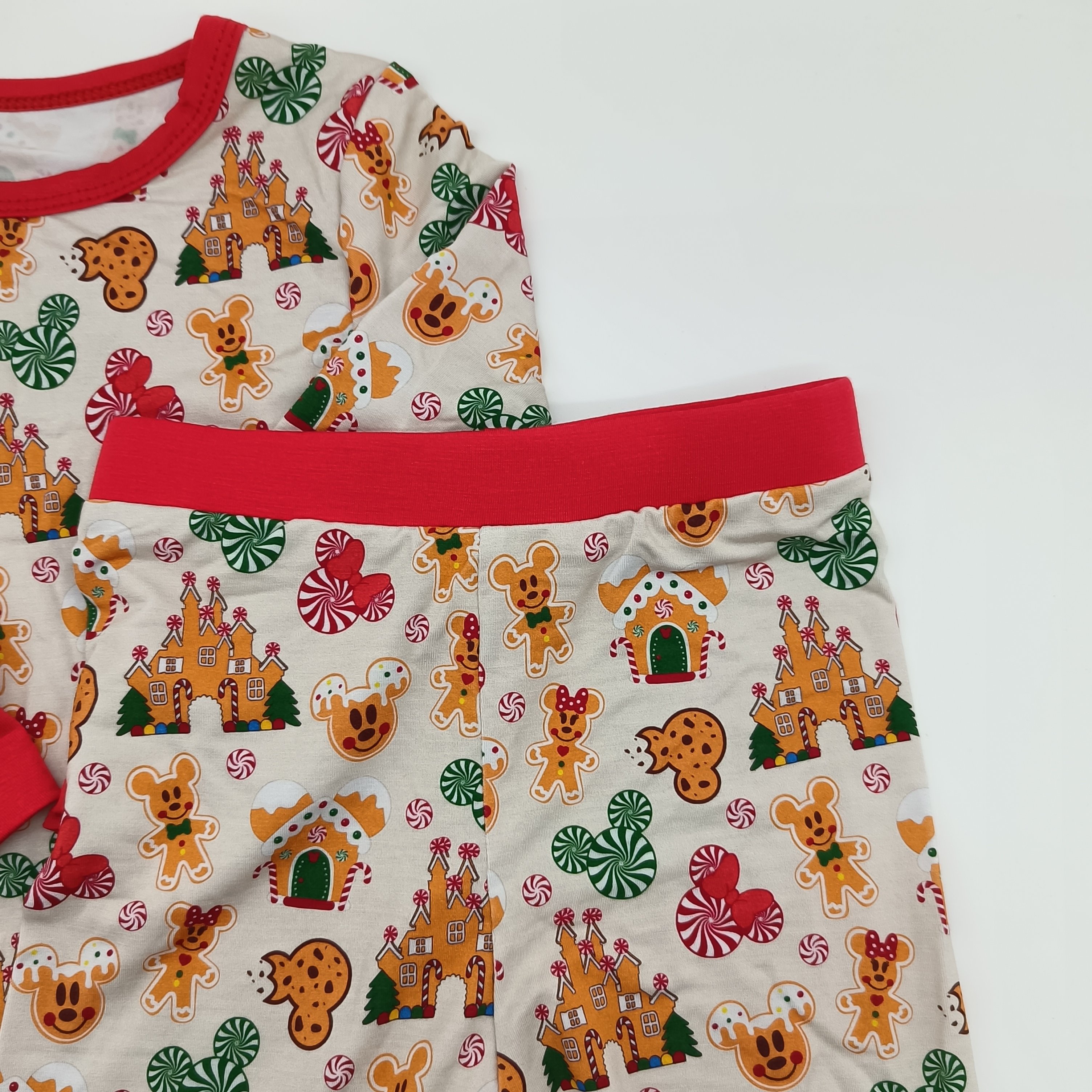 High Quality RTS low MOQ Bamboo baby customized animal pattern Clothing sets 2pcs