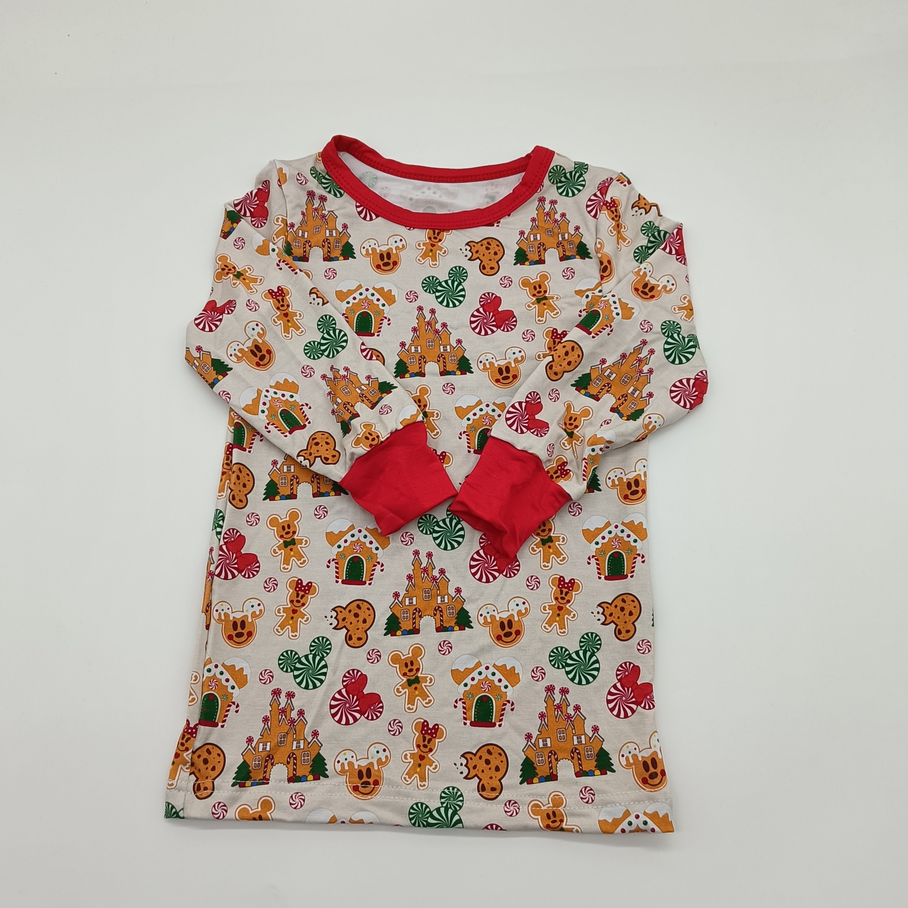 High Quality RTS low MOQ Bamboo baby customized animal pattern Clothing sets 2pcs