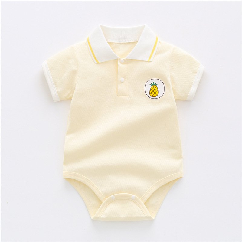 Bamboos Bamboo Fiber Baby Clothes Summer Thin Bag Fart Clothes Baby Summer Vest Baby Romper