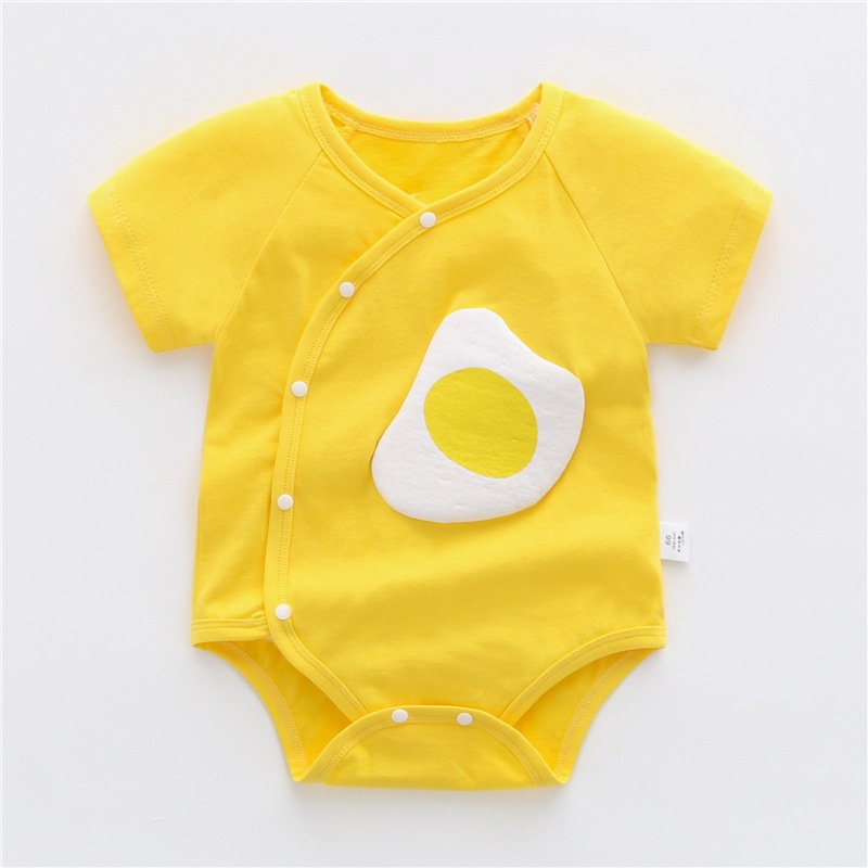 Bamboos Bamboo Fiber Baby Clothes Summer Thin Bag Fart Clothes Baby Summer Vest Baby Romper