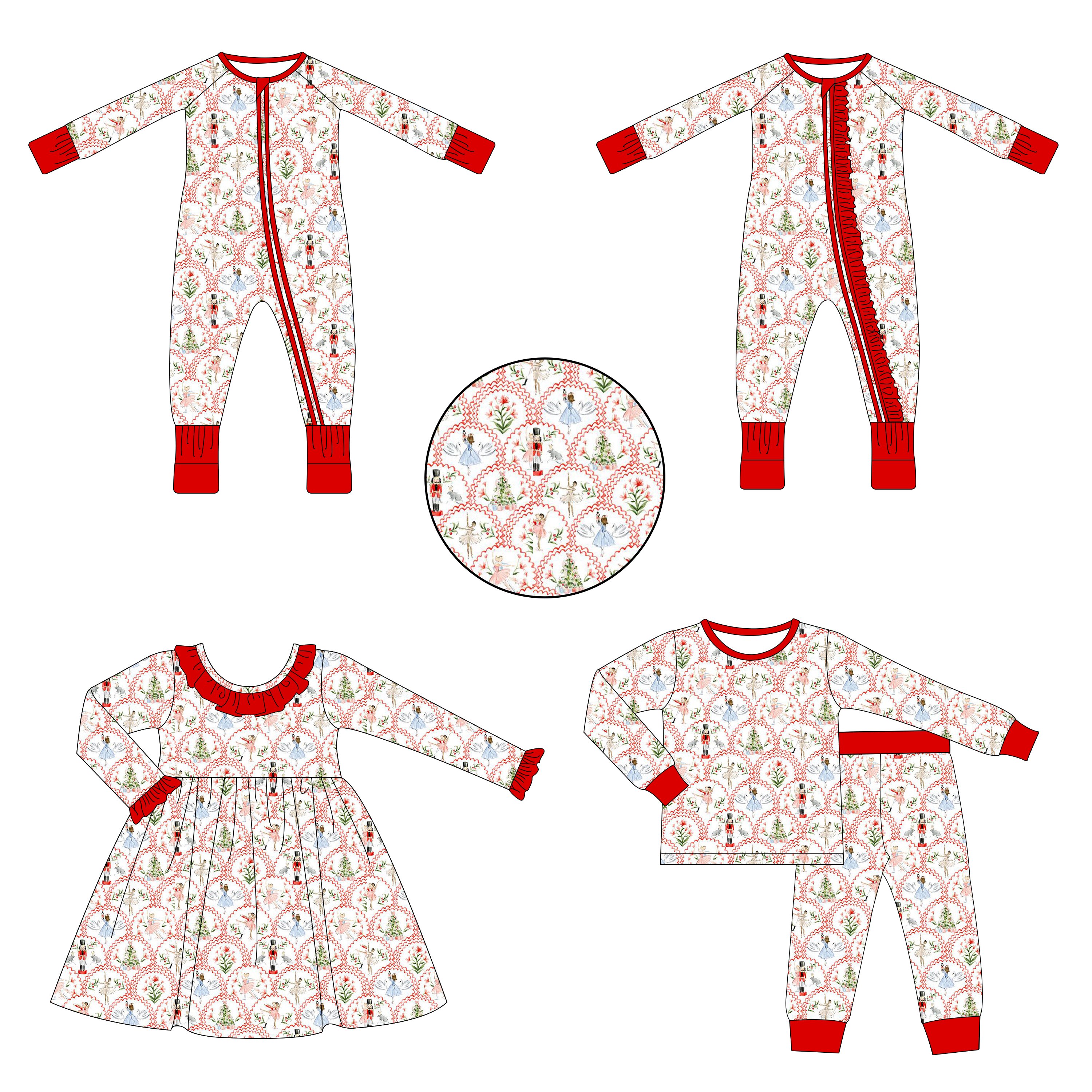 Custom Print Bamboo Fabric Newborn Baby Infant Rompers Clothes Onesie Zipper Bamboo Viscose Toddler Pajamas Sleeper Clothes