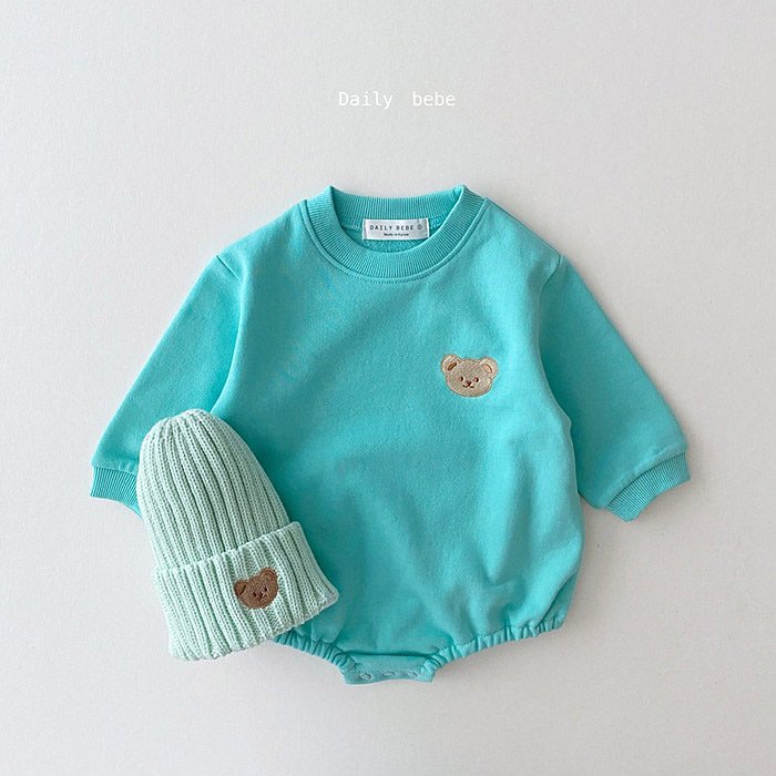 Baby Romper Boy Spring Fall Soft Long Sleeve Cotton Bear Infant Bodysuit Girls Jumpsuits Hoodies Tops