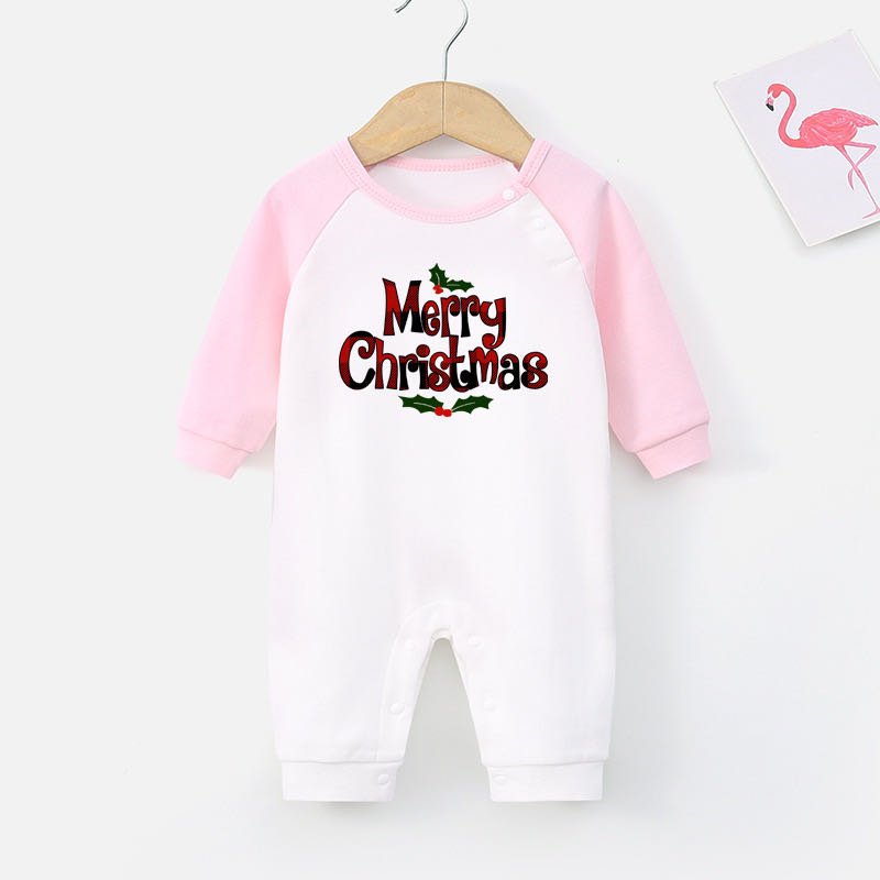 Santa Claus holiday long sleeve baby rompers newborn infant cotton jumpsuit onesies baby clothes Christmas bodysuit for children