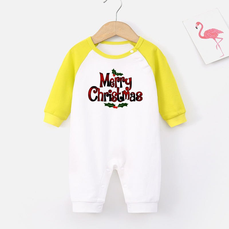 Santa Claus holiday long sleeve baby rompers newborn infant cotton jumpsuit onesies baby clothes Christmas bodysuit for children