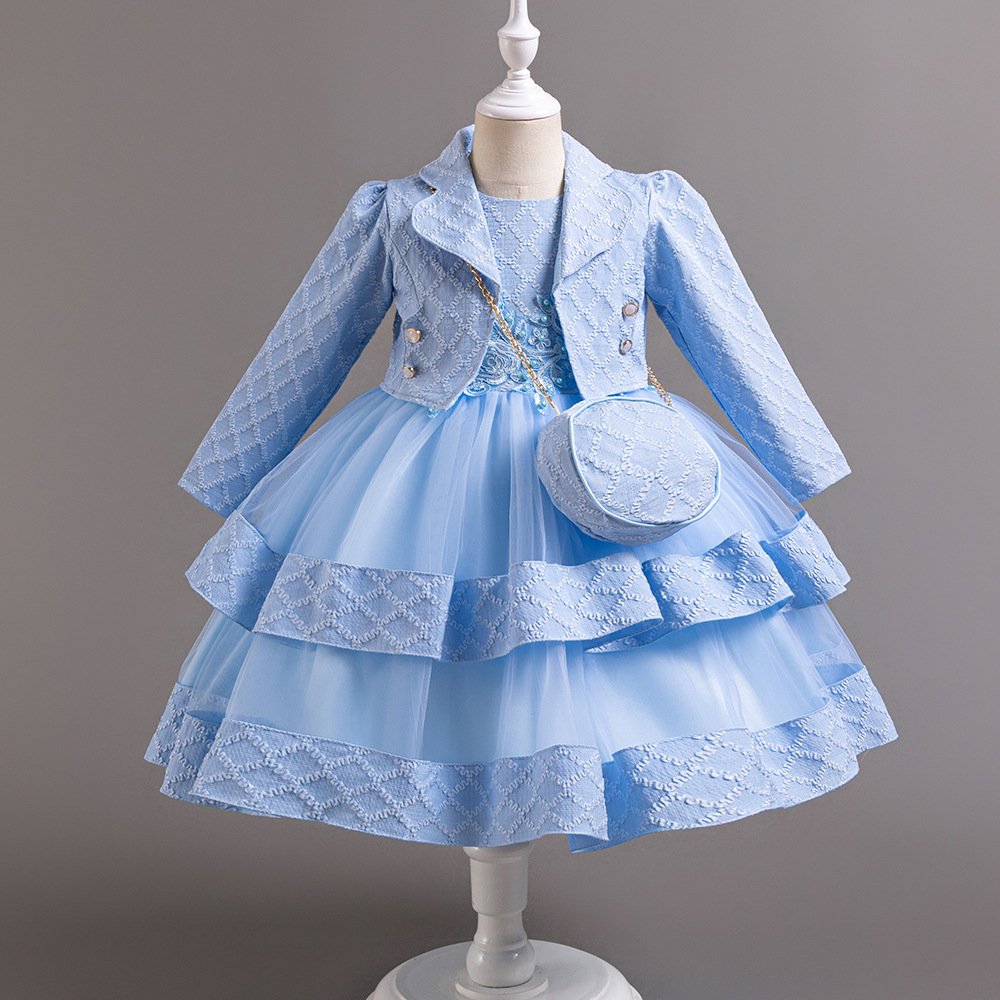 wholesale children's clothing Infant Princess Dress Baptism Birthday Party Formal Style Summer Season kids dresses