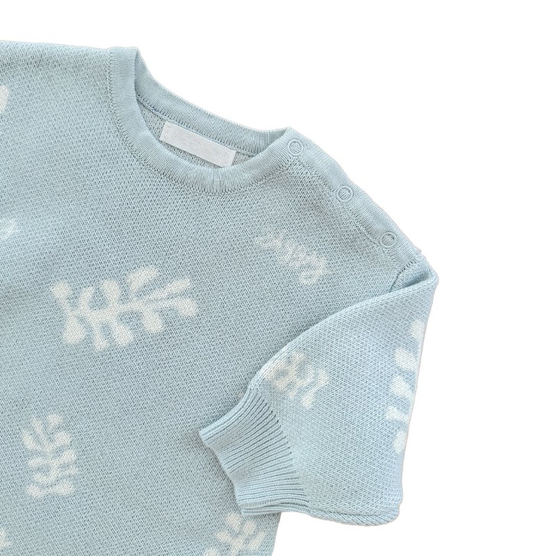 Newborn Baby Winter Cute Jumpsuit Infant Fashion Long Sleeve Romper Kids Girl Custom Floral Knit Playsuit