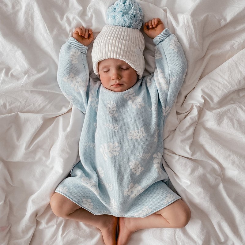 Newborn Baby Winter Cute Jumpsuit Infant Fashion Long Sleeve Romper Kids Girl Custom Floral Knit Playsuit