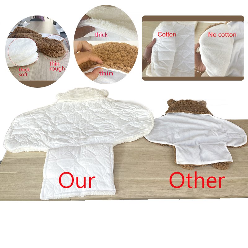 Hot Selling Winter Sleeping Nursery Wrap Ultra Baby Sleep Sack Soft Fluffy Newborn Blanket Infant Baby Sleeping Bag baby romper