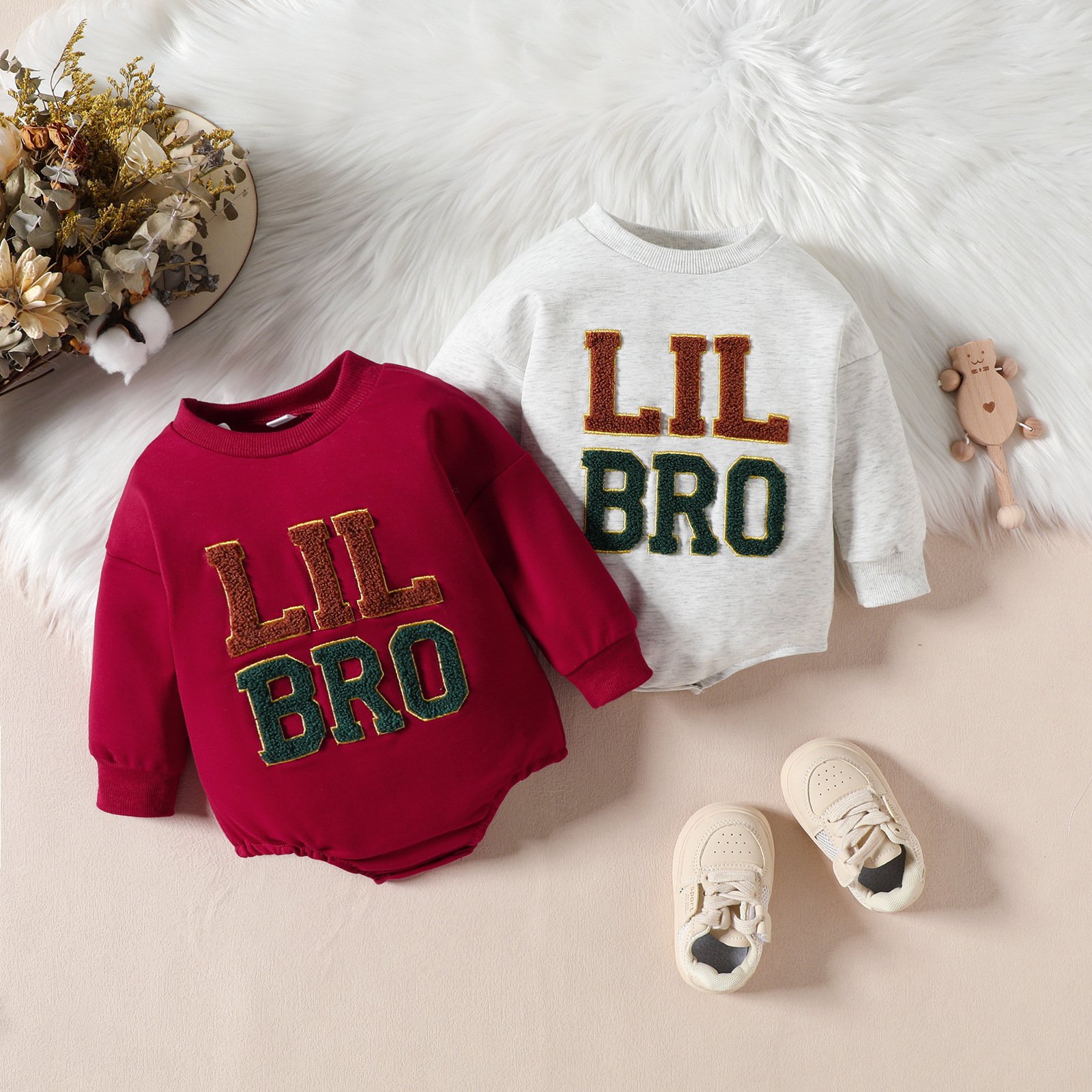 Newborn Baby Romper Embroidery Letter Cloud Sweatshirts Romper Long Sleeve Clothes Infant Jumpsuits Spring Cute 0-18M