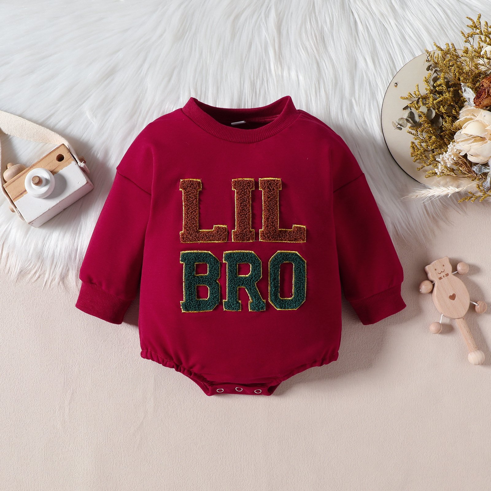 Newborn Baby Romper Embroidery Letter Cloud Sweatshirts Romper Long Sleeve Clothes Infant Jumpsuits Spring Cute 0-18M