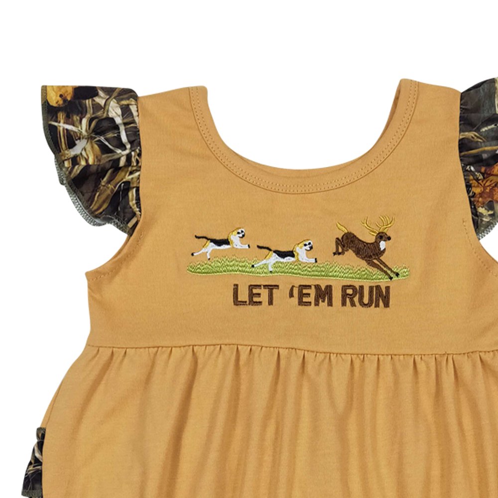Infant baby girl hunting season reindeer dog bubble romper wholesale kids boutique clothes toddle baby boutique romper