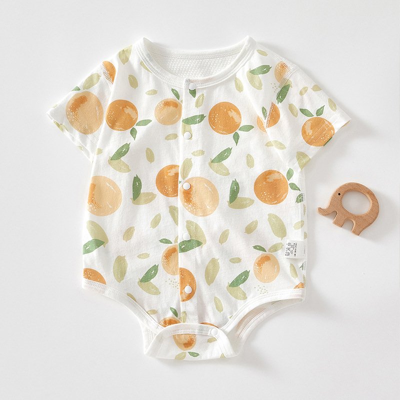 Baby Romper Set Long Sleeve Plaid Baby Girl Romper Red Strawberry