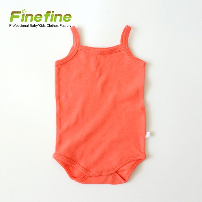 Custom Print Summer Sleeveless Baby Girl Underwear Blank Undershirts For Baby