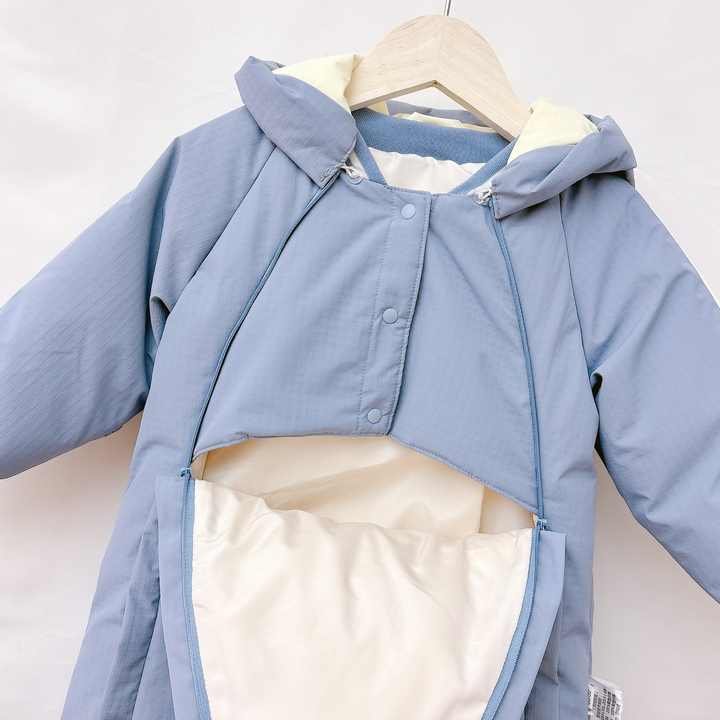 New Designs Cute Winter Newborn Down Coat Clothes suit One-piece Down Jacket Baby Crawling Clothes Rompers Jumpsuit
