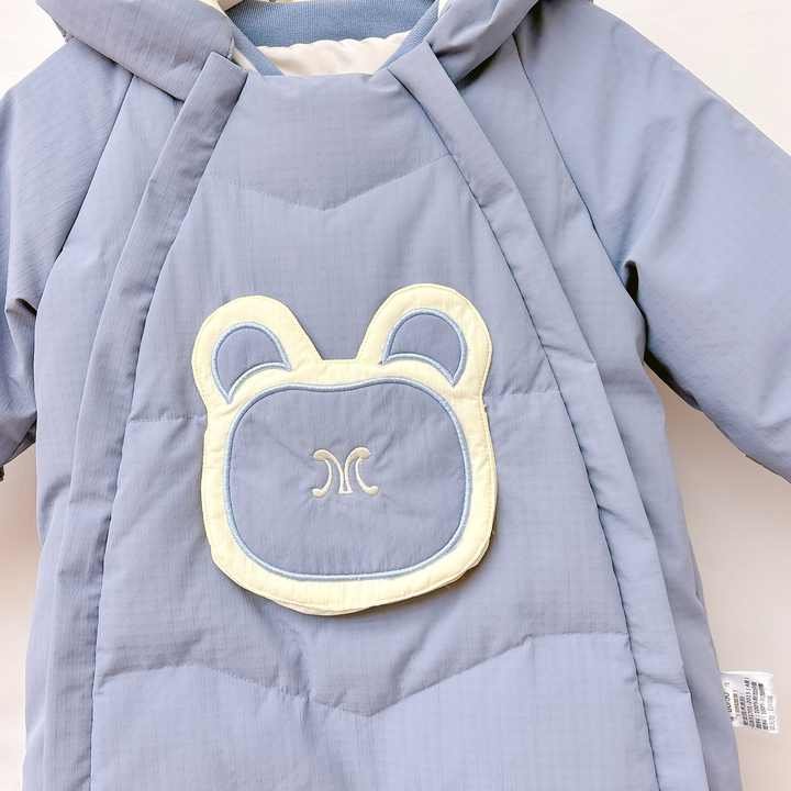 New Designs Cute Winter Newborn Down Coat Clothes suit One-piece Down Jacket Baby Crawling Clothes Rompers Jumpsuit