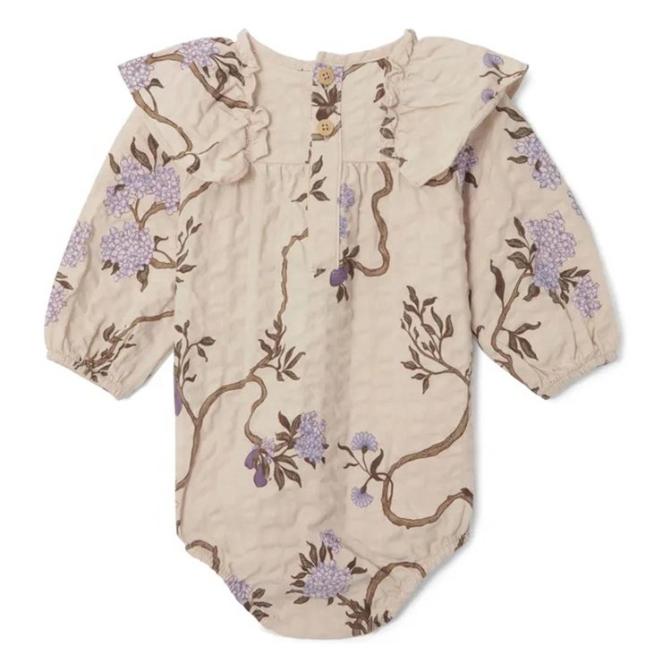 Autumn Baby Long Sleeve Romper 100% Cotton Newborn Baby Flower Clothing Sets Toddler Kids Baby Romper