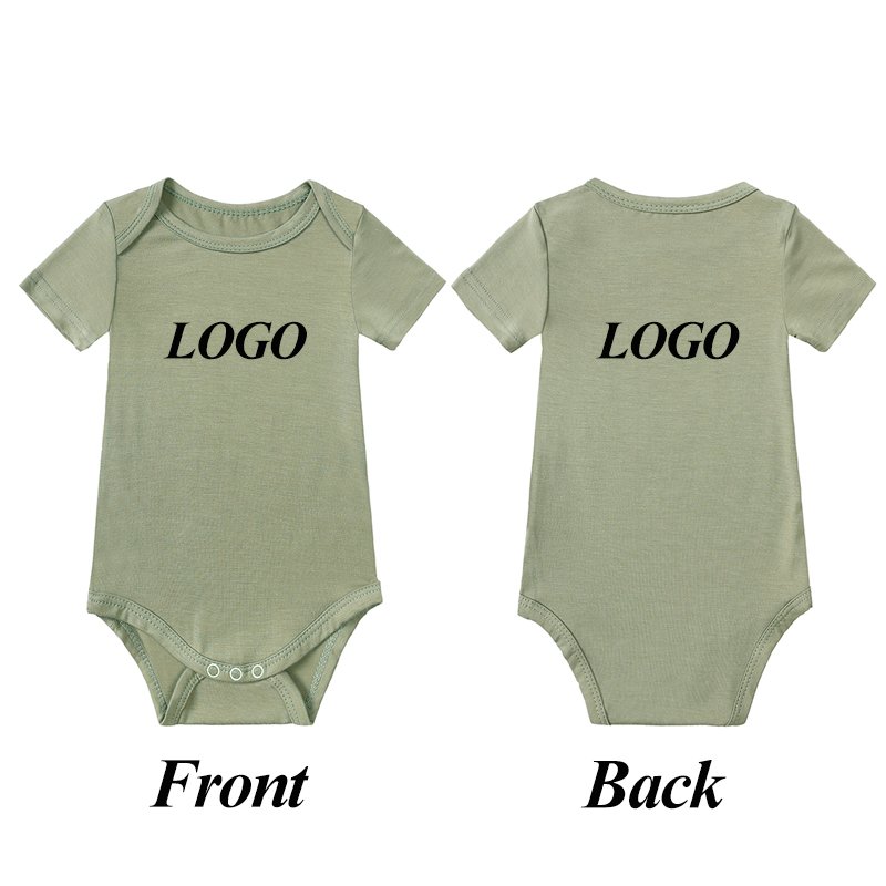baby bamboo romper clothes newborn baby clothes summer infant rompers wholesale baby clothing knit romper