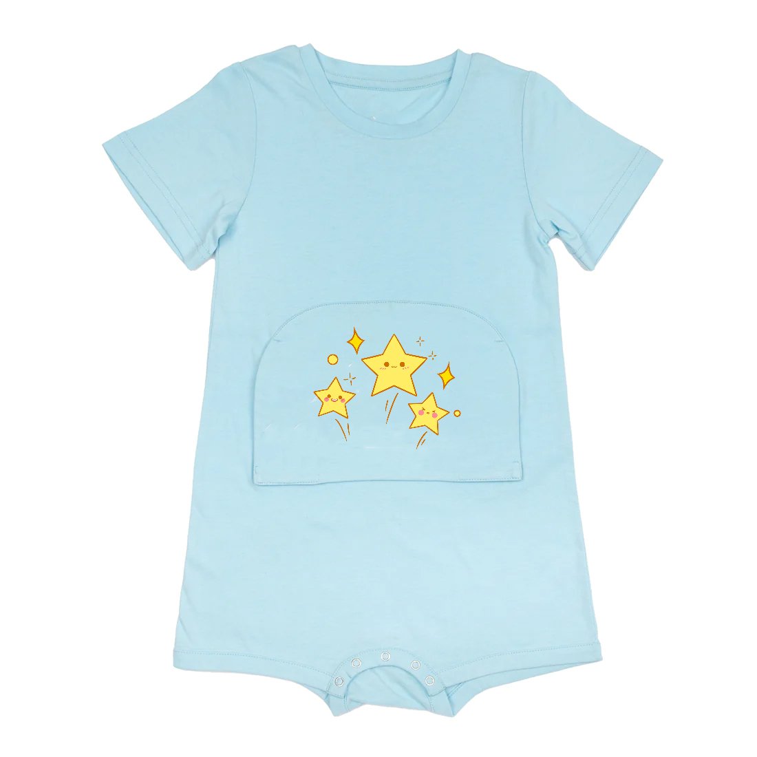 iBaifei Custom Organic Cotton Baby Jumpsuit Zipper Rompers Bamboo Onesie Baby Adaptive Clothes G-Tube Pajamas