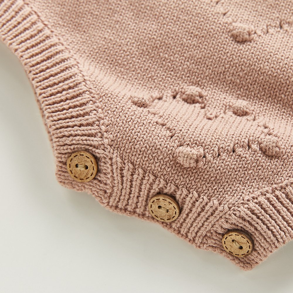 Winter Autumn Newborn Baby Girl Clothes Cardigan +romper Outfits Baby Knit Sweater Baby 2PCS Sets