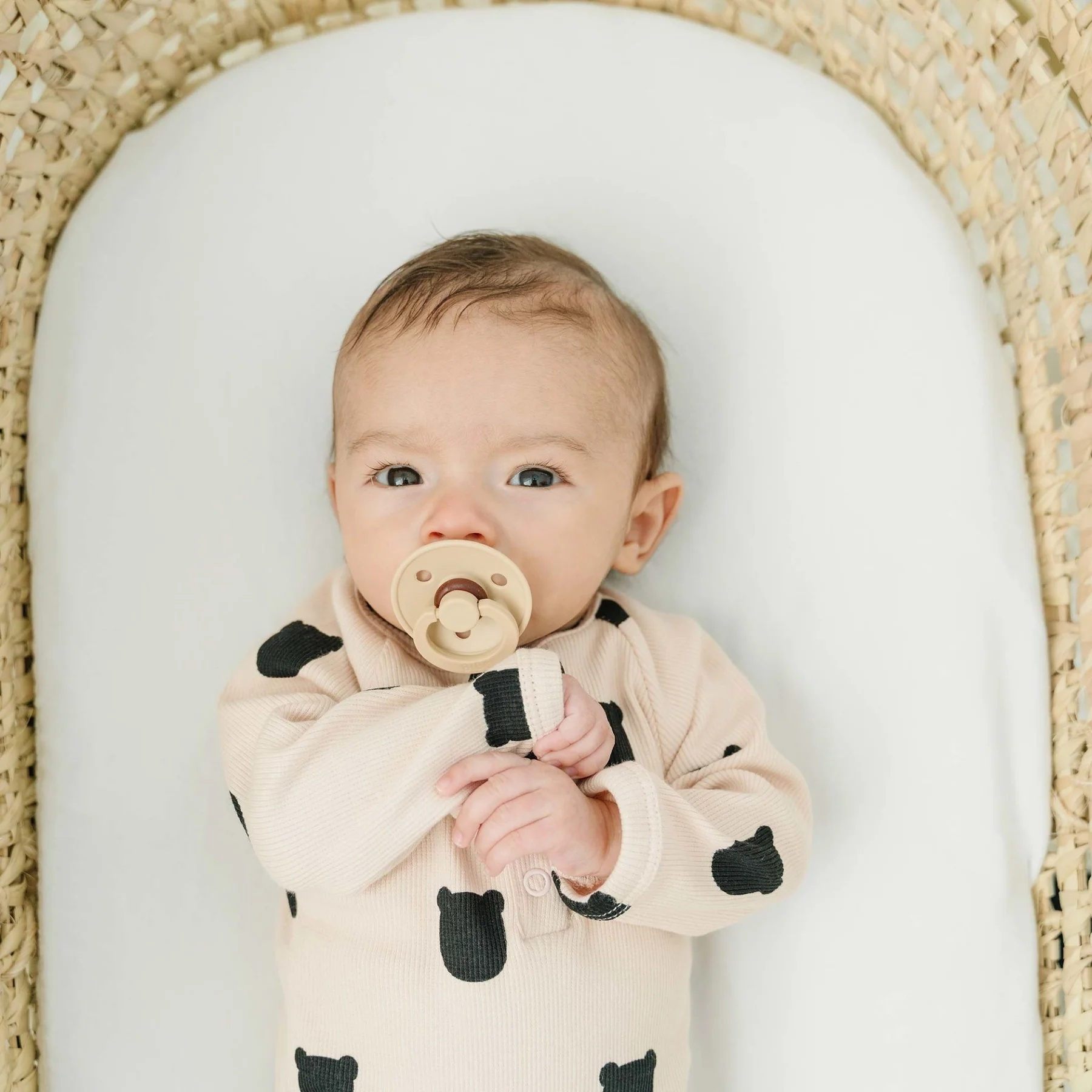 Wholesale Custom Print Newborn Baby Pajamas Baby Winter Pajamas Long Sleeve Organic Bamboo Zipper Baby Rompers