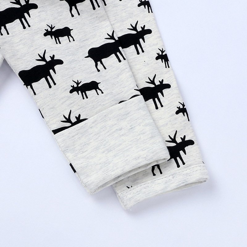 Fashion Print Newborn Summer Full Sleeve Baby Grow Pajamas Checkered Baby Rompers