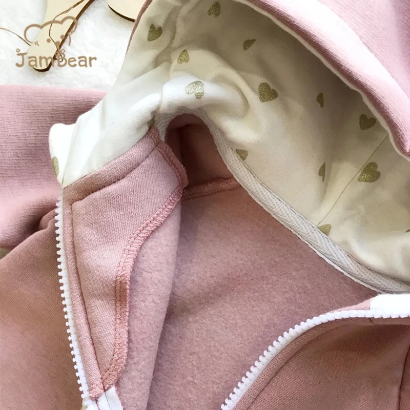 infant organic cotton hoodie romper toddler zipper Baby Clothes baby fleece romper Long sleeve baby romper hoddies for girls