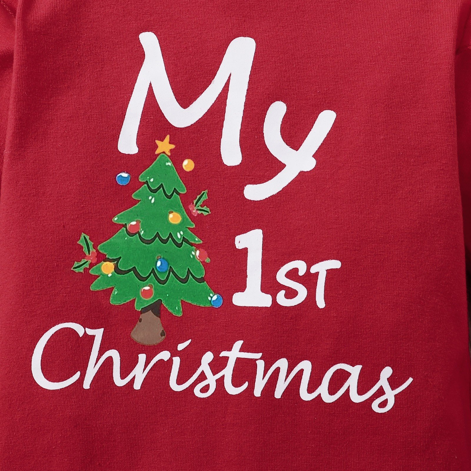 Newborn Bodysuit Clothes Set Baby Romper Jumpsuit Tops Pants Hat Outfits Baby Girls First Christmas Clothing