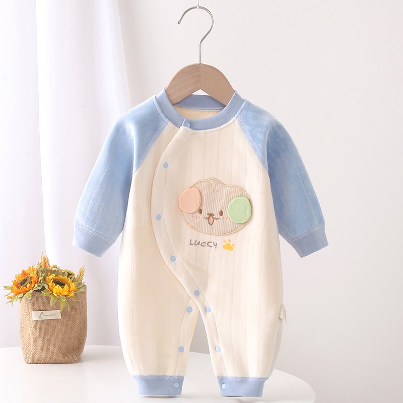 Baby Romper Comfortable Infant Clothing Cozy Warm Fleece Full Cute Velvet Cartoon Plush Unisex Winter New Born Baby Rompers